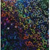 Rollo de laminado térmico holografico de 50m x 30cm  tipo "Corazones"