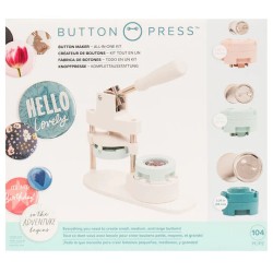 Button Press Bundle Crear botones (Incluye 104 piezas) WE R MEMORY KEEPERS
